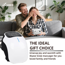 iKyoor Wireless Knee Massager with Heat Vibration Massage LED Screen Infrared Wellness Support