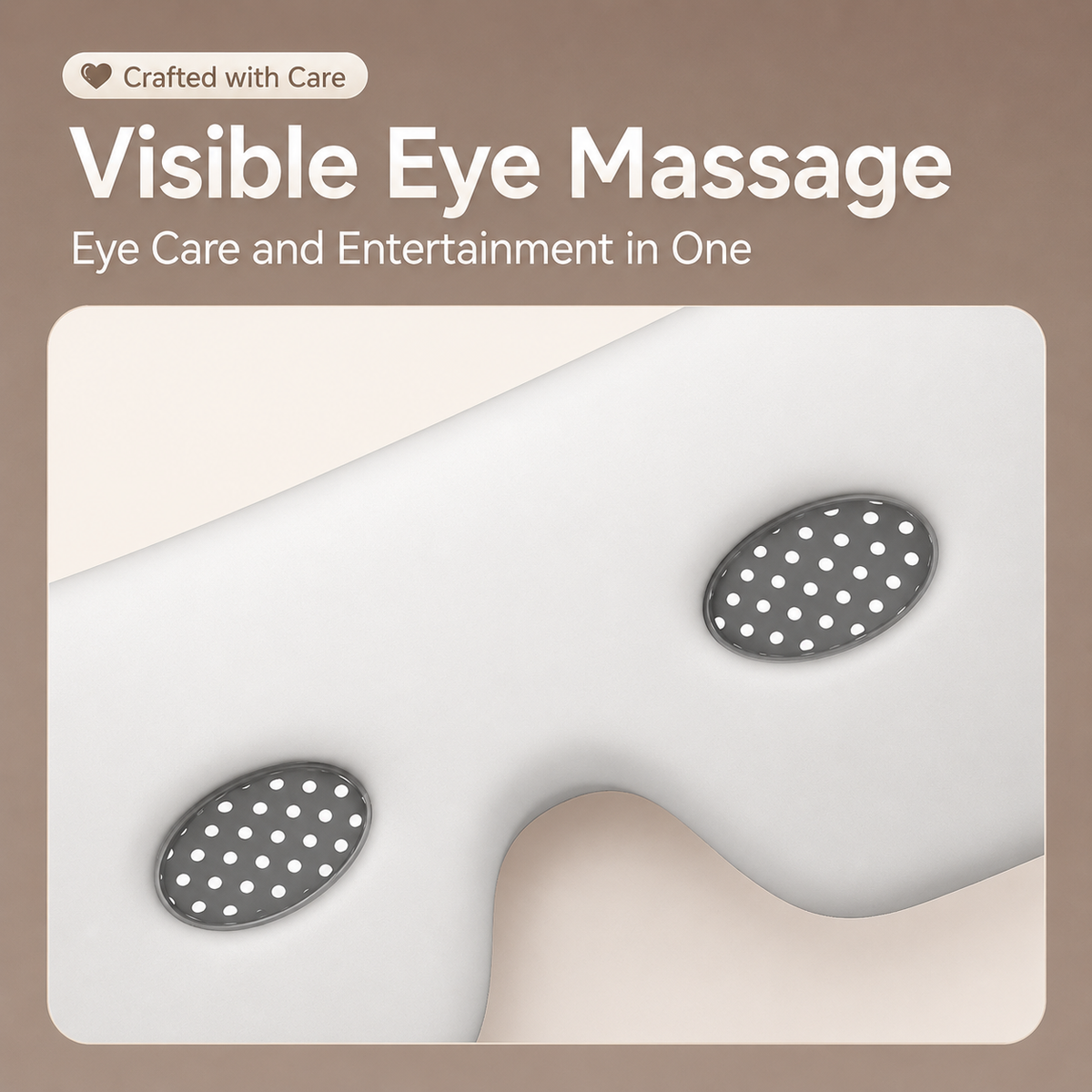 iKyoor Smart Eye Massager with Heat Bluetooth Music Visualized Nice Gift Box Comfort Support