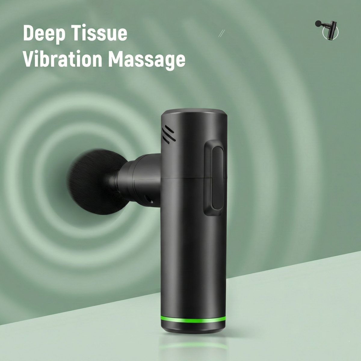 iKyoor Massage Gun 6 Speeds 12 Heads Deep Tissue Brushless Motor Body Muscle Comfort Support