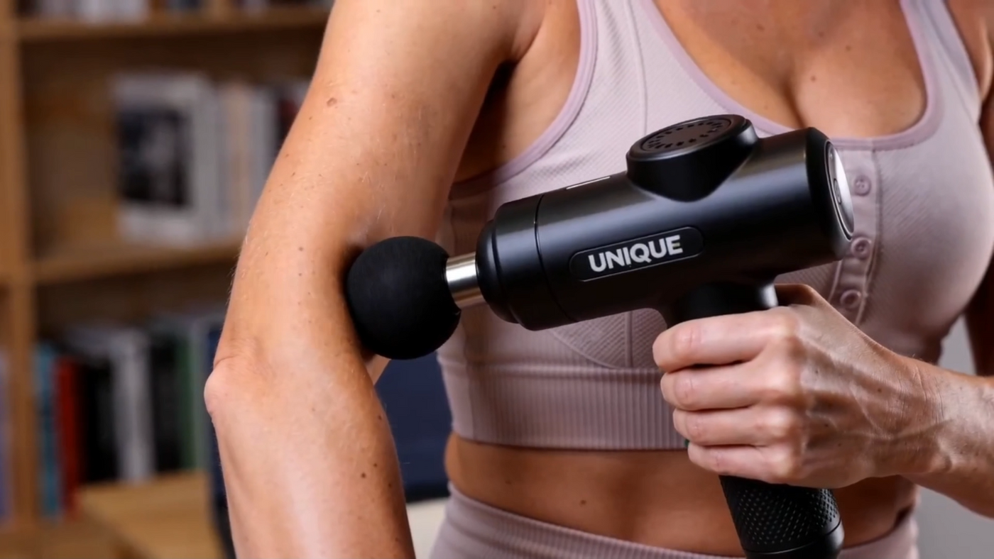 iKyoor 30 Speed Massage Gun Deep Tissue for Athletes Percussion Massager with 20 Heads
