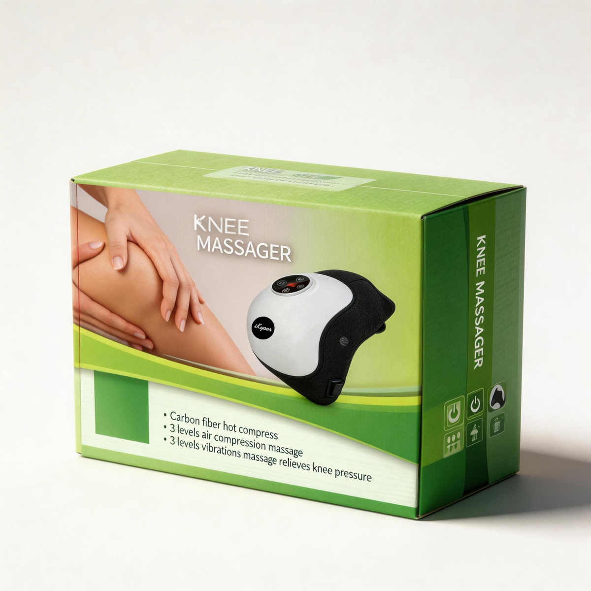iKyoor Wireless Knee Massager for Comfort Support with Heat and Airbag Wave Compression