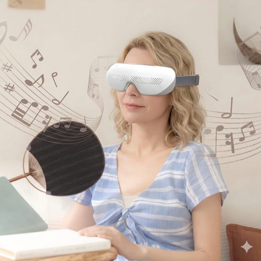 iKyoor EM10 Bluetooth eye massager rechargeable design