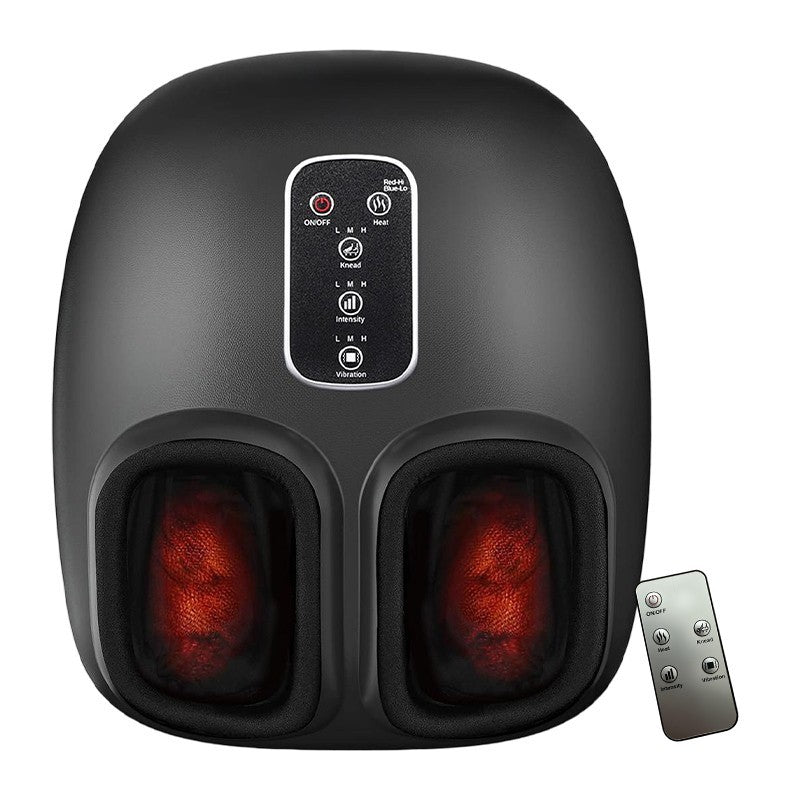 iKyoor Foot Massager Heated Shiatsu Deep Kneading Air Compression
